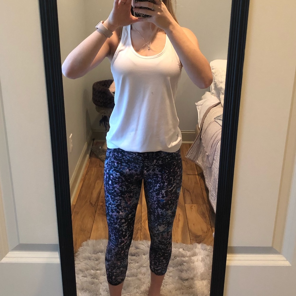 White Nike Workout Tank